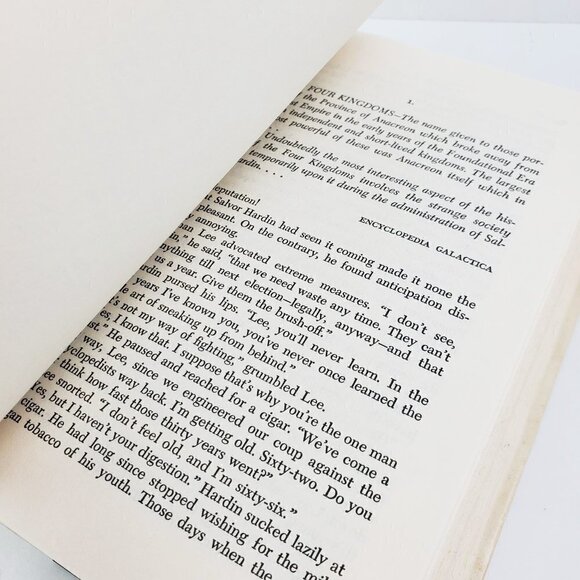 Isaac Asimov Foundation Trilogy Book Misprint BCE 1982 HCDJ Sci-Fi Classics - Picture 7 of 12